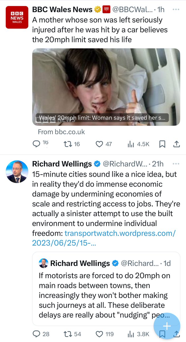@RichardWellings Ironic that these 2 posts were next to each other on my X timeline