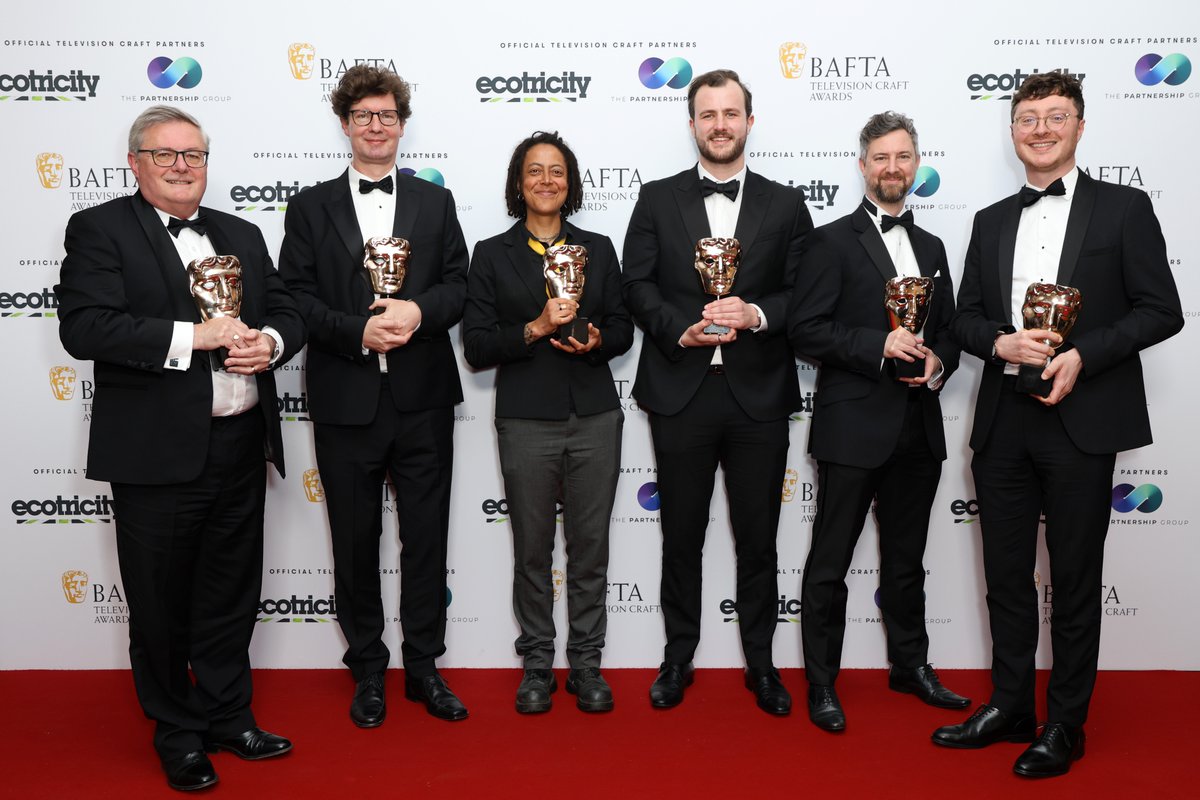 What a wonderful night at the @BAFTA  #BAFTACraftAwards - delighted to have won the Sound: Fiction category for our work on Slow Horses. Congratulations to the team!

📷 Photo by Lia Toby/BAFTA/Getty Images for BAFTA