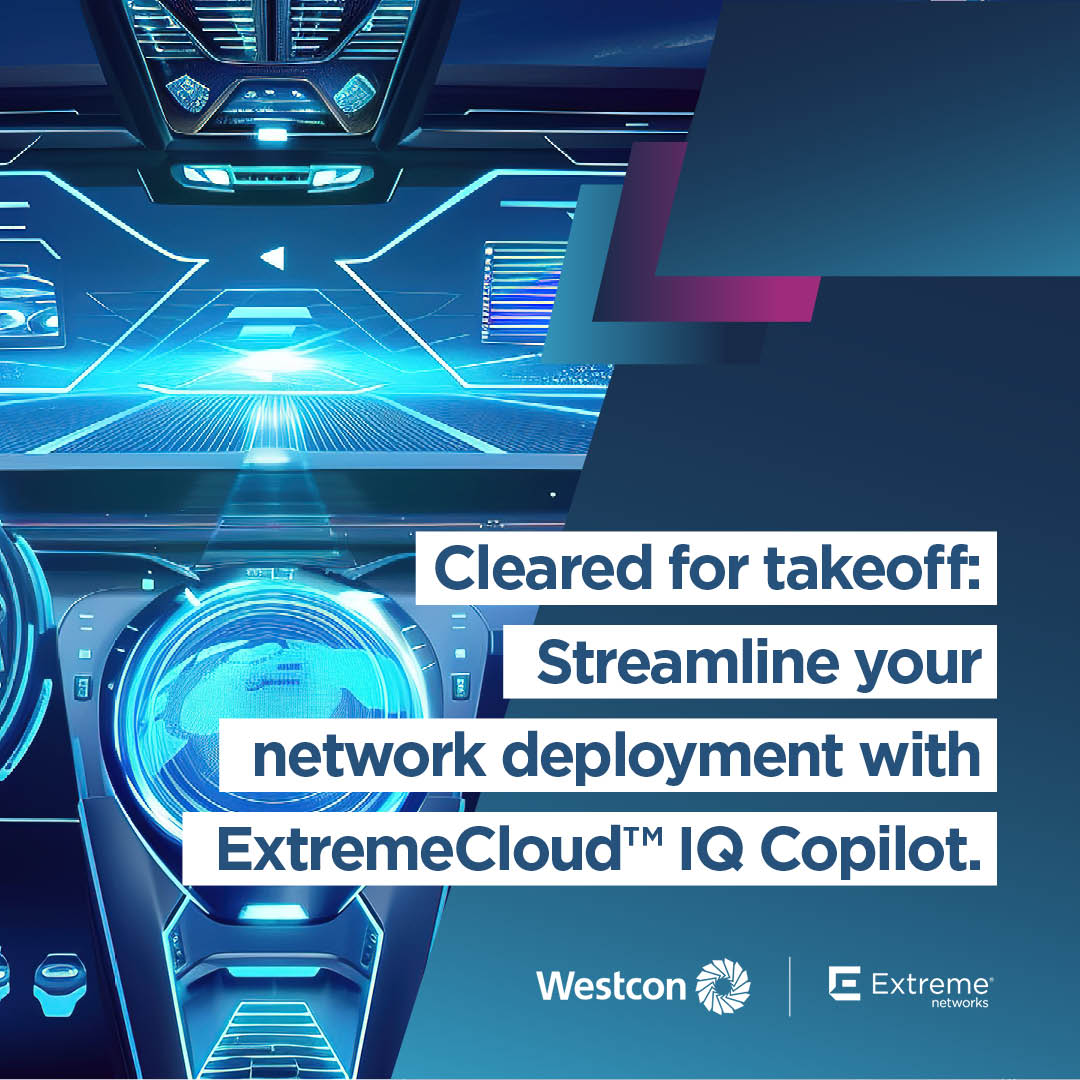 Experience seamless deployment with ExtremeCloud™ IQ Copilot. Simplify setup, reduce resolution time & manage resources efficiently.

Explore now: bit.ly/4cj3gzZ

#ExtremeNetworks #ExtremeCloudIQCopilot #NetworkManagement