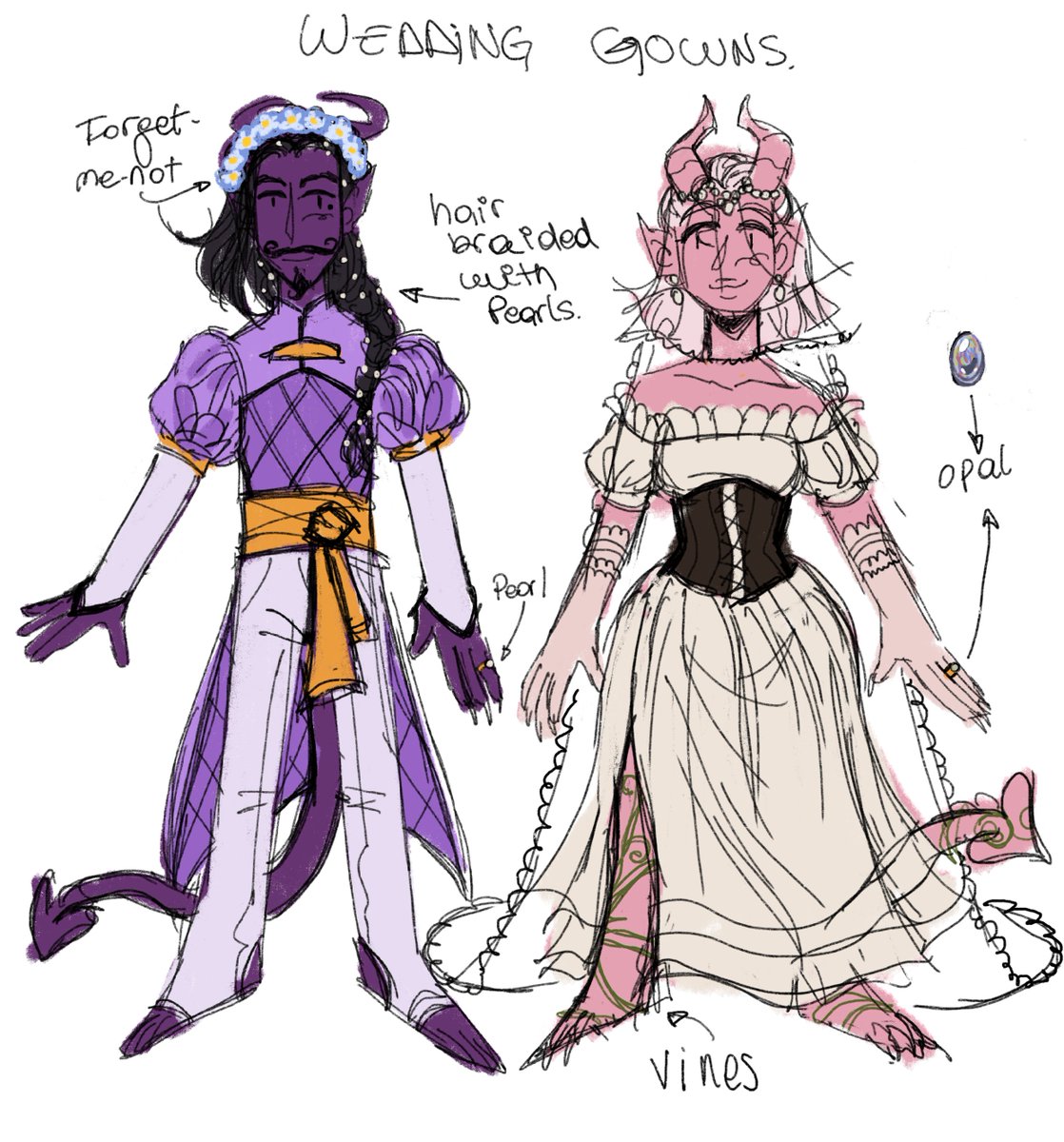 no conviced with Galathea's wedding dress but anyway
