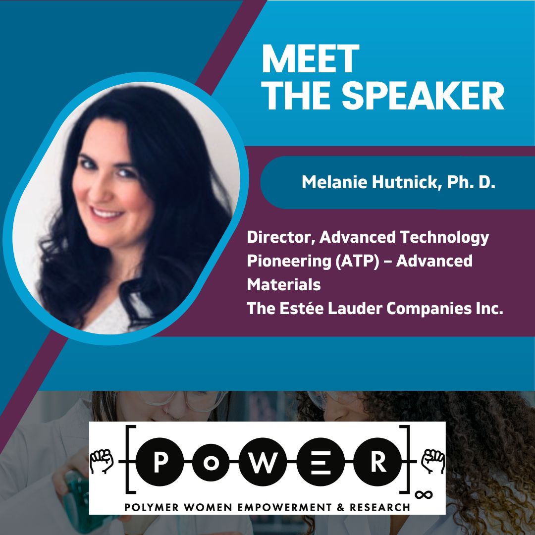 Meet the speaker! Melanie Hutnick from The Estée Lauder Companies Inc. The schedule of events, travel, and hotels can be found on our website: buff.ly/3Q7UtaK