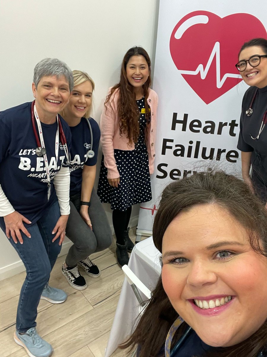 Well done to our heart failure team who screened over 350 people at their recent heart health event in Newry. The event took place at @centredsoul in conjunction with the heart failure charity @pumpinghearts #teamSHSCT