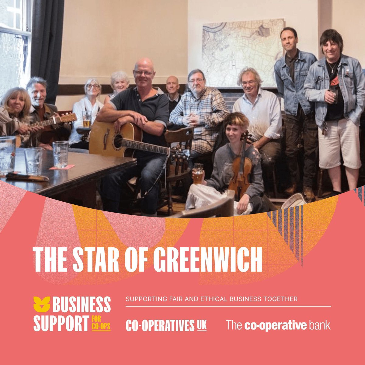 🍻 🤩 South London’s @GreenwichStar is much more than a pub! It’s a local hub creating a happier, safer community by bringing people together – with help from our Business Support for Co-ops, delivered in partnership with @CooperativeBank.👍 More ➡️ buff.ly/3UpGYFR 💚