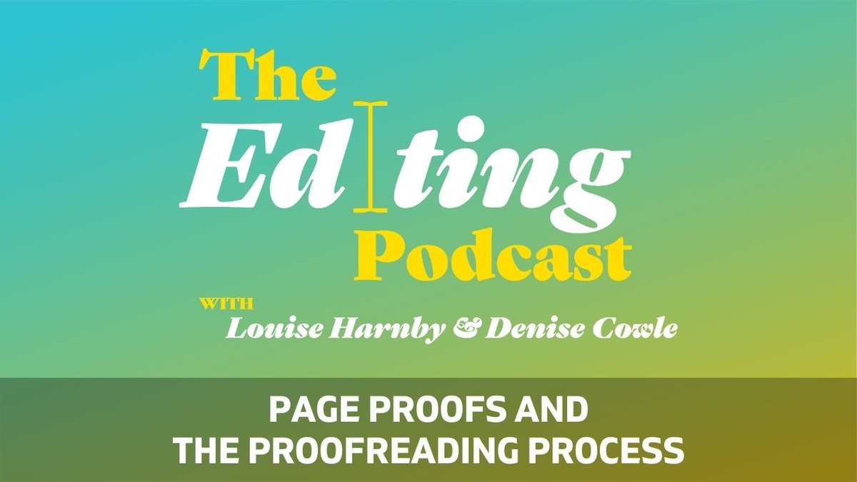 On The Editing Podcast: Louise and Denise detangle proofreading (or try to. It's not straightforward!) louiseharnbyproofreader.com/blog/the-editi…