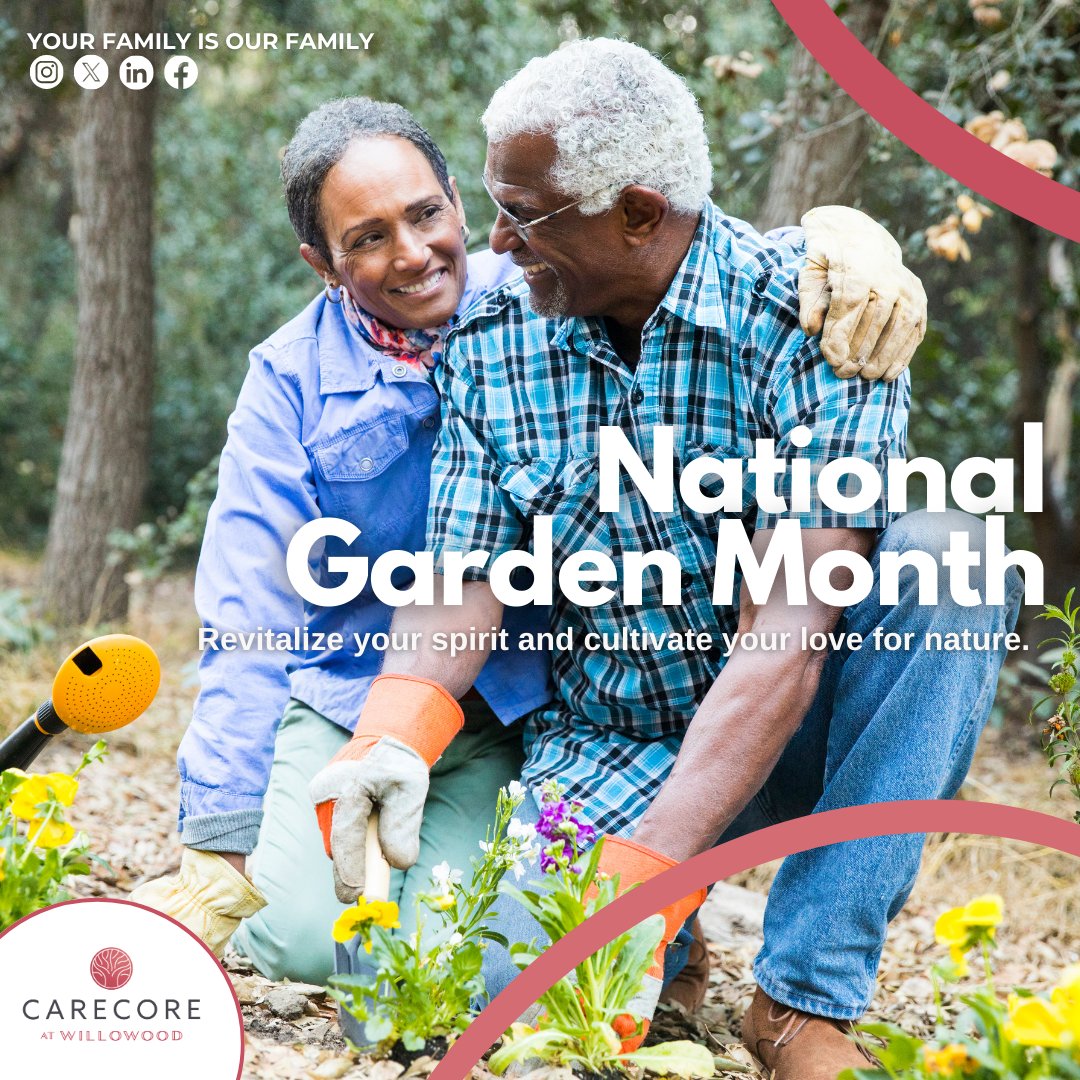 Celebrate National Garden Month! 🌱 Dive into the joys of gardening, no matter the size of your space. It's the perfect moment to connect with nature and watch life flourish. Let's nurture beauty and peace together. Happy gardening! 🌷🌿 #NationalGardenMonth #GrowGreen #CareCore