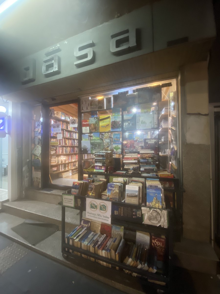 One of Bangkok’s second hand book stores.