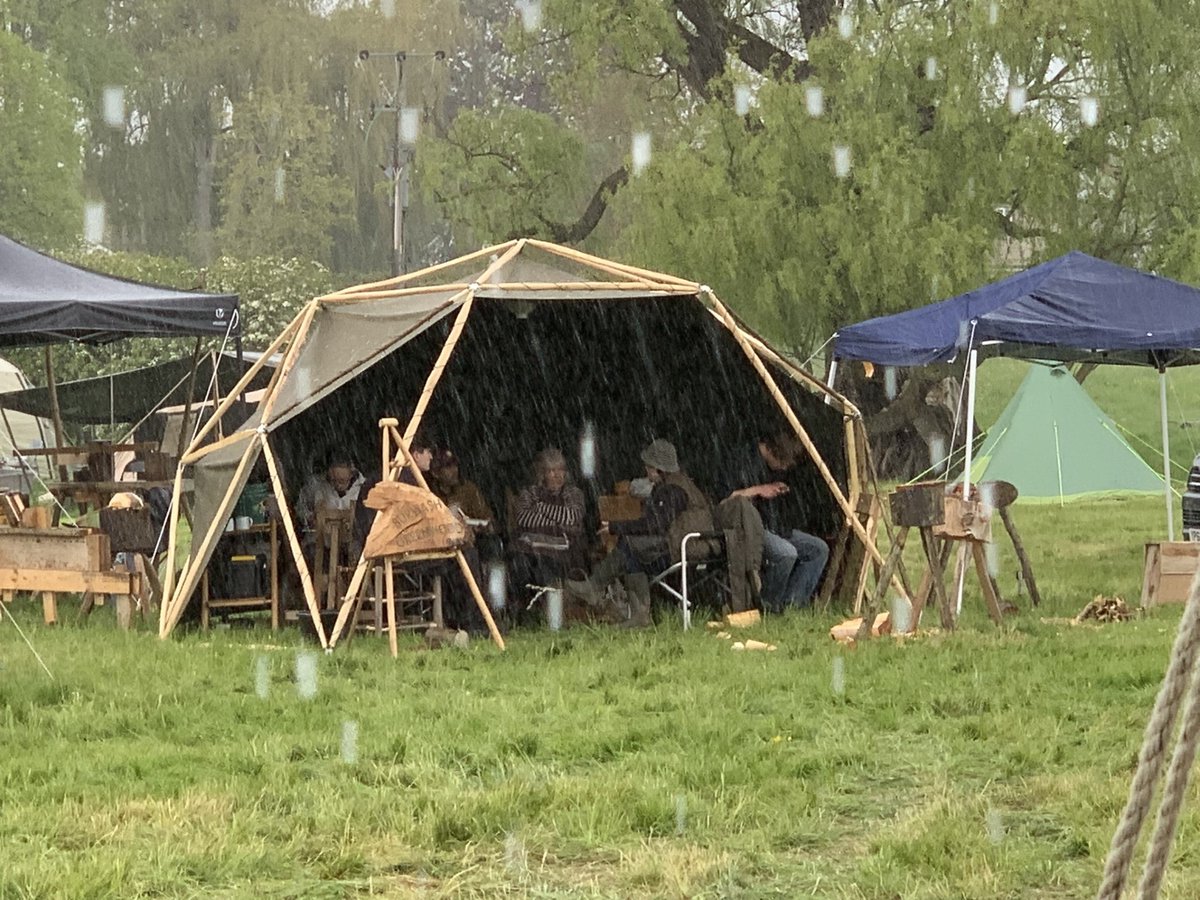 Check out this shelter dome in action! 🌱📸

Sent in from Bodgers' Ball 2023 at Burwash Manor in Cambridge UK, it provided a cosy haven for greenwood spoon carvers.

#GeodesicDome #CreativeSpaces #CommunityEvents #buildwithhubs #geodesicdome #dome #growyourown