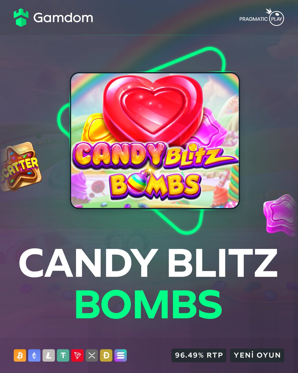 🍭 Yeni Oyun: Pragmatic Play'den Candy Blitz Bombs! 🍭

Candy Blitz Bombs ile şeker dolu bir maceraya atılın! 🍬

Bahsinizin 5000 katı maksimum kazanç potansiyeli ile tatlı zaferlere hazır olun! 💰

Oyunun tadını çıkarmanız için ücretsiz çevirmeler veriyoruz!

-💚+🔁+ Bir…