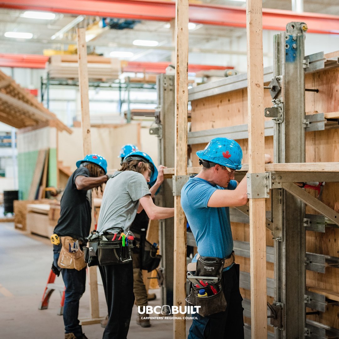 Whatever good things we build will end up building us! #CRC #UBCBuilt #Union #Members #Trades #SkilledTrades #Apprentices #Build #Construction #Learning #Training #Teamwork