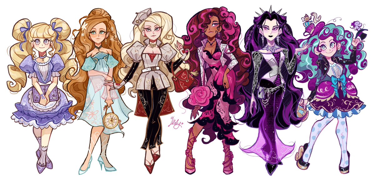 #Everafterhigh 
Royals and rebels Redesign!🗝️