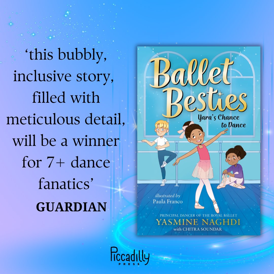 Thank you @guardianbooks @ImogenRW for this amazing review of #BalletBesties by Yasmine Naghdi, @CSoundar and Paula Franco - one of their best new books of the week! 🩰 Read more here: loom.ly/RWSCAgg