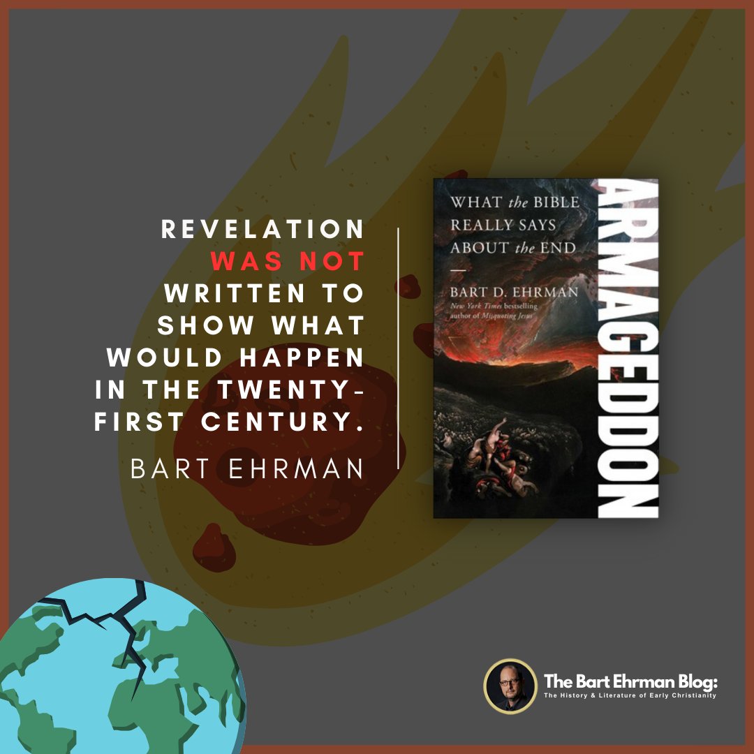 It wasn't. bartehrman.com/armageddon-wha… #books #bartehrman #armageddon #endtimes #revelation