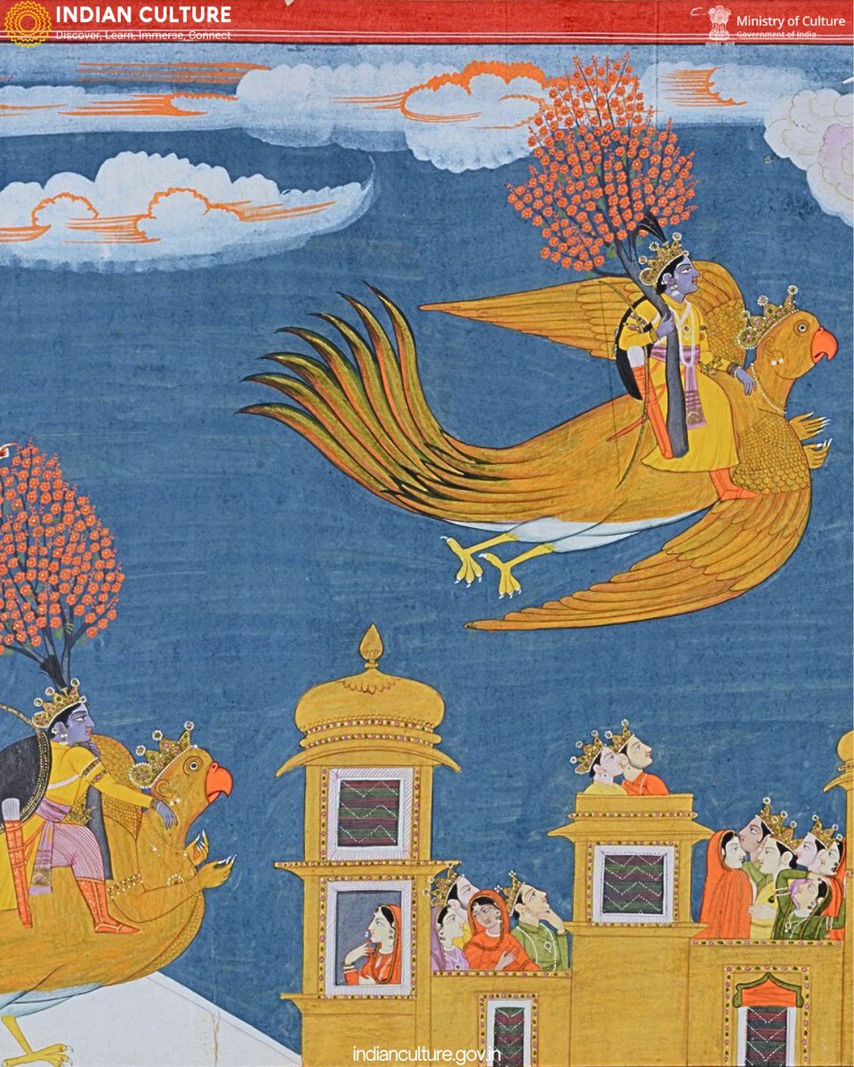 Discover more museum paintings and manuscript illustrations on the Indian Culture Portal.

#miniaturepainting #indianpainting #indianart #illustratedmanuscripts #art #painting #classical #ragmala #gitagovinda #museumpaintings #kangrapainting #orissapainting #rajasthanipainting