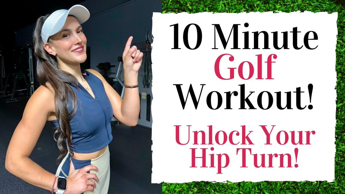 GOLF FITNESS TIPS - UNLOCK YOUR HIPS IN 10 MINUTES Click the link below: 👉 youtu.be/-mhqjqeWQsY 👈 💥 SHARE and SUBSCRIBE! 💥 #GolfFitness #golf #golfswing #golfcourse #golfworkout #golfhelp #livgolf #Golfer #fitgolfergirl #golflife
