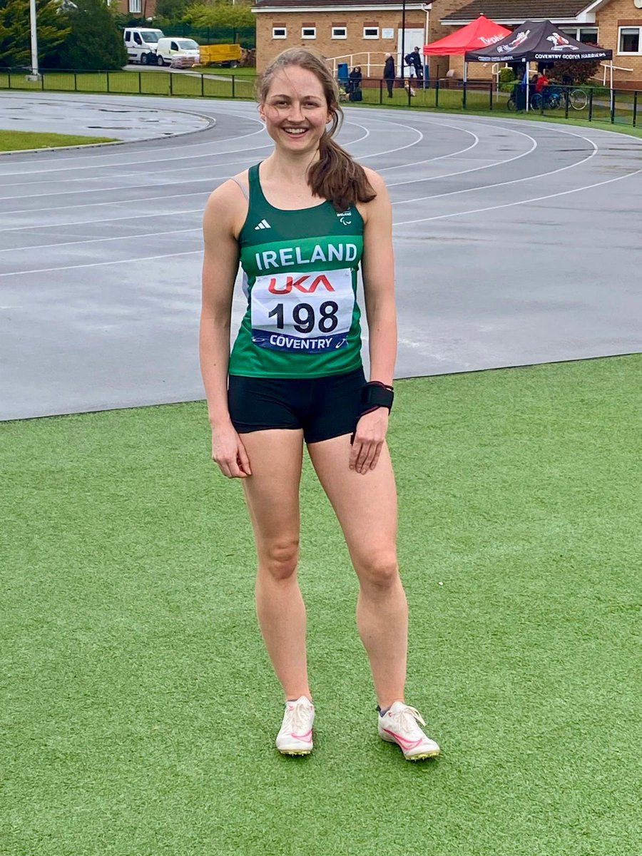 Congratulations to newcomer Lana Sutton who finished 1st in the 100m Ambulant at the Coventry Spring Meet over the weekend! 🏆 She ran a personal best of 13.15 reaching the High Performance Standard, an important step on the road to #Paris2024 qualification. #TheNextLevel