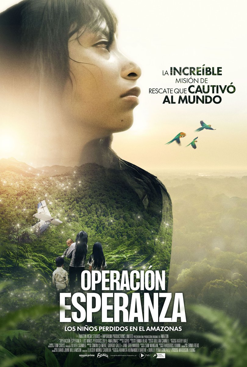 Nach einem Flugzeugabsturz überleben vier #indigene Kinder insgesamt 40 Tage alleine in #Kolumbien|s #Amazonas|becken. 

Unser Dokumentarfilm über eine Rettung, die die Welt erstaunt und ein Land vereint hat, jetzt auf #PrimeVideo. 

#OperacionEsperanza #Colombia