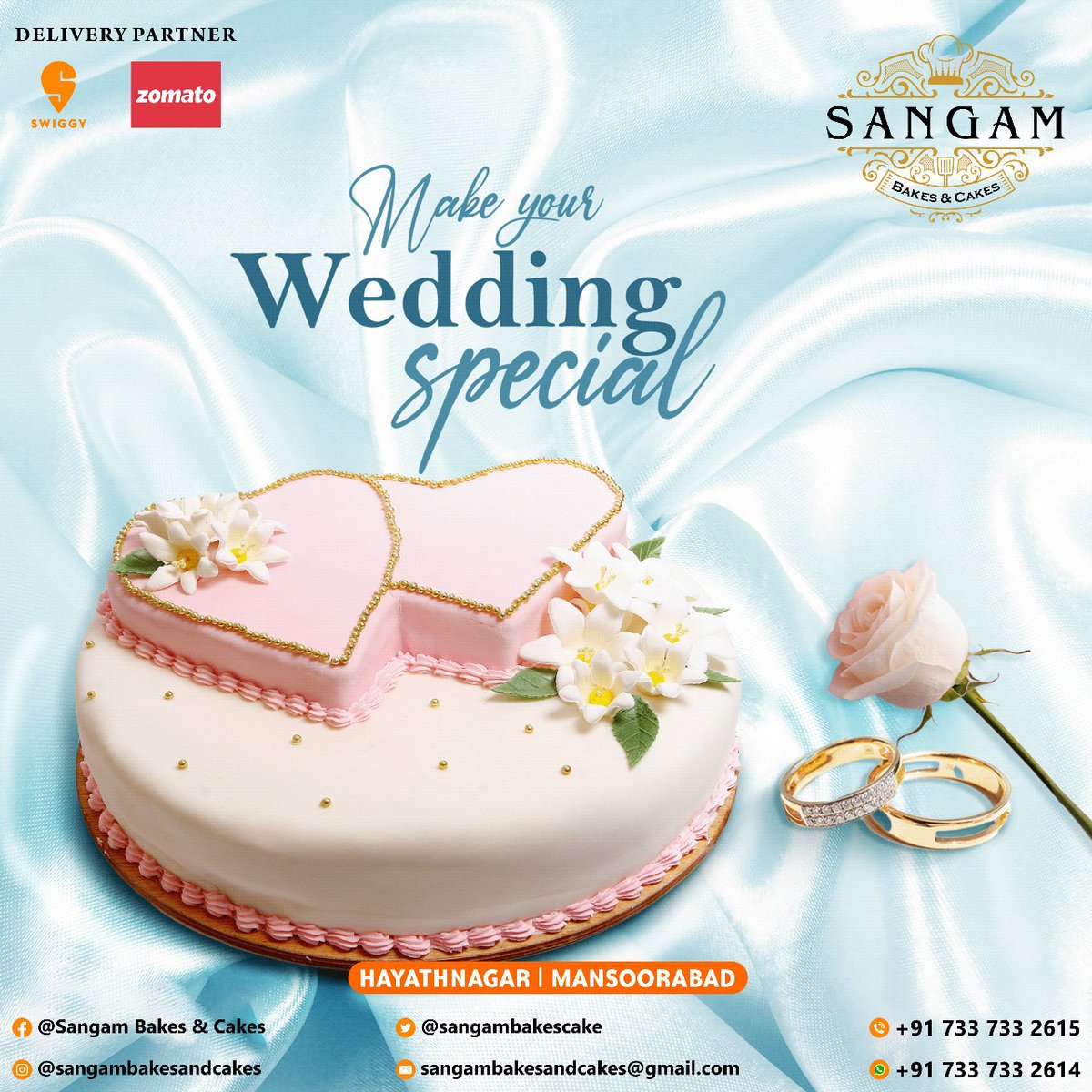 Make Your Wedding Special!! @sangambakescake

#cakes #cake #cakedecorating #cakesofinstagram #birthdaycake #cakestagram #cakedesign #cupcakes #chocolate #baking #food #dessert #cakeart #instacake #bakery #birthday #homemade #foodporn #yummy #chocolatecake #instafood #foodie