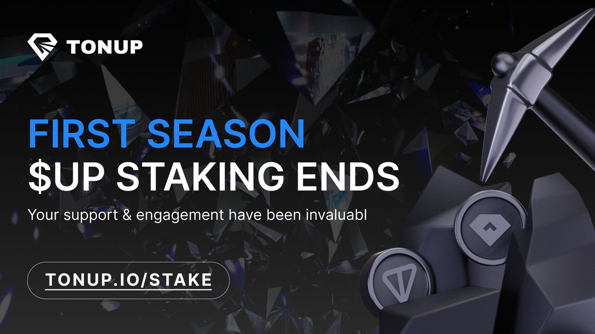 💎 The First Season of $UP Staking has officially concluded, marking a momentous achievement. Our heartfelt appreciation goes out to all the participants who joined us on this rewarding journey. Your unwavering support and active engagement have been instrumental in our…
