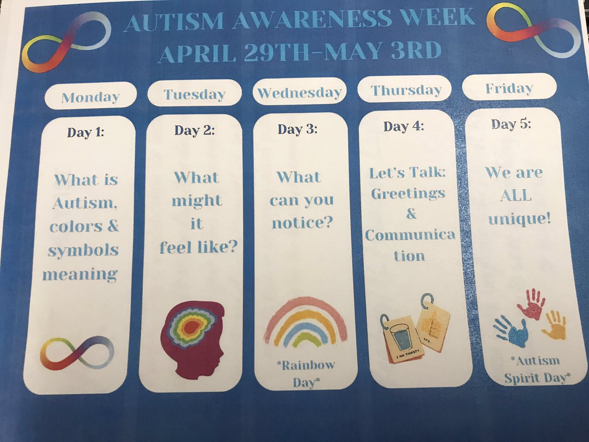 April is Autism Acceptance Month. This week students will be learning about Autism during our JKP Autism Acceptance Week.