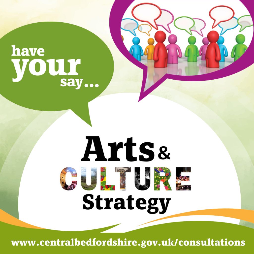 Shape Central Bedfordshire's arts & culture future! Share thoughts on our 5-year strategy. Learn about provision, needs, and priorities. Attend 'Drop-In' events or online presentation. Consultation is open till July 21. Have your say: centralbedfordshire.gov.uk/info/38/consul…