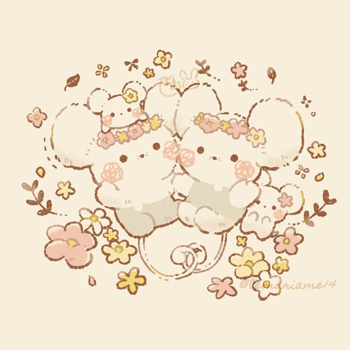 イッカネズミちゃん🌼*･ #みんなのポケモン絵で１２色相環