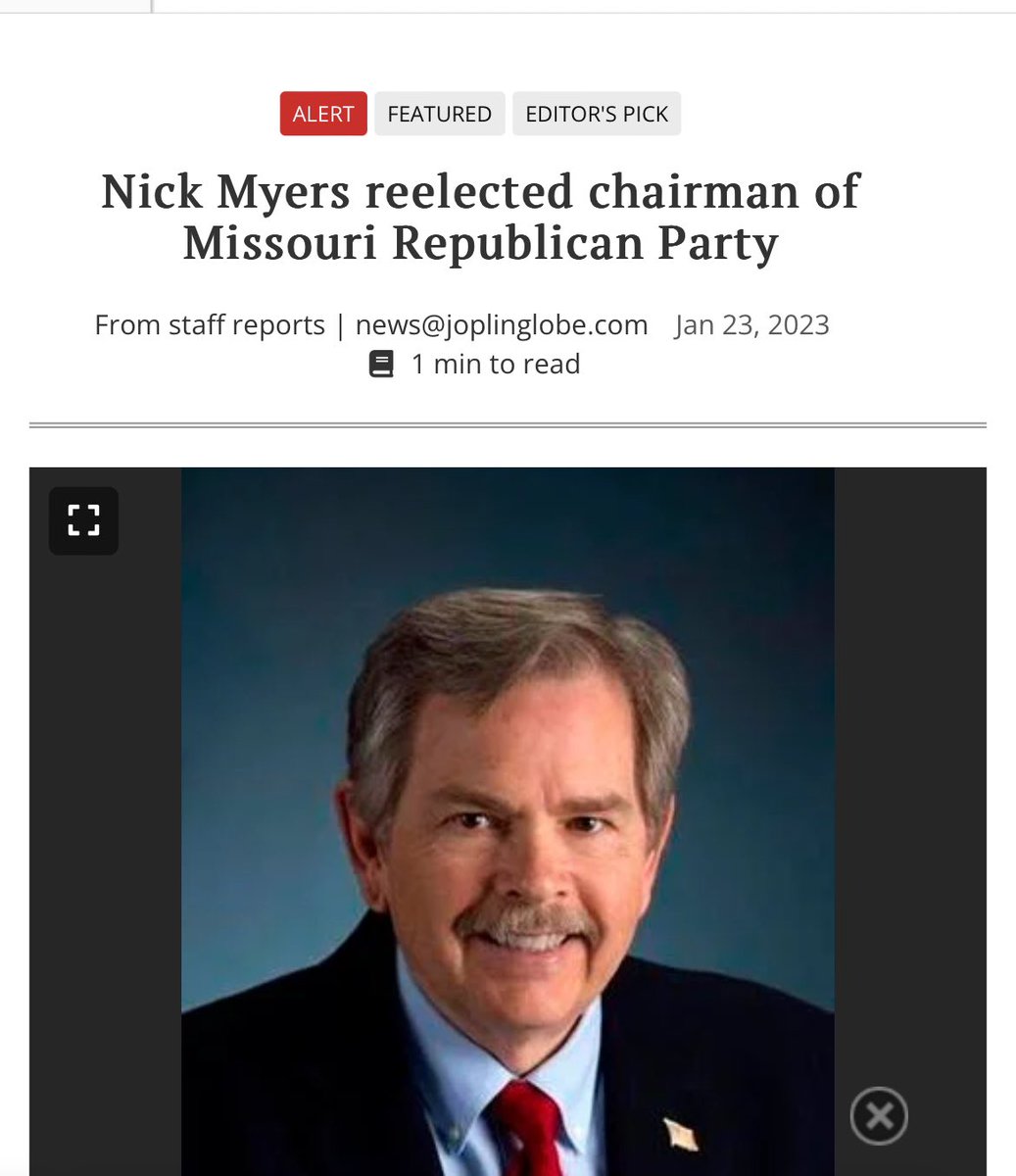 The GOP is terrified of Missourians using their constitutional right to sign a petition. This is the Chairman of the Missouri GOP out in front of a signing event in Joplin.