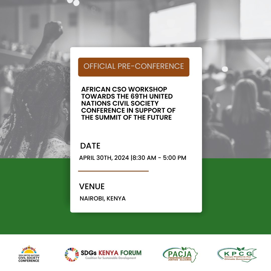 We continue this broad and encompassing conversation as a prelude to the upcoming #69UNCSC being held in Nairobi Kenya and for the 1st time in the global south, Register to attend the meeting here:bit.ly/3UyFxEZ #AfricanCSOVoice #69UNCSC #2024UNCSC