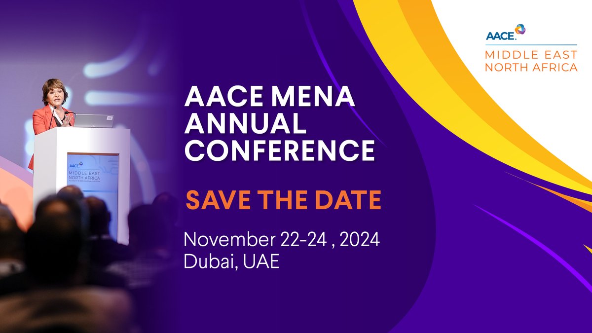 📣Exciting news! Get ready to mark your calendars! We're thrilled to unveil the next big thing: the AACE MENA Annual Conference, happening in Dubai from November 22-24, 2024! Gear up for an unforgettable journey filled with knowledge, growth, and incredible connections in the