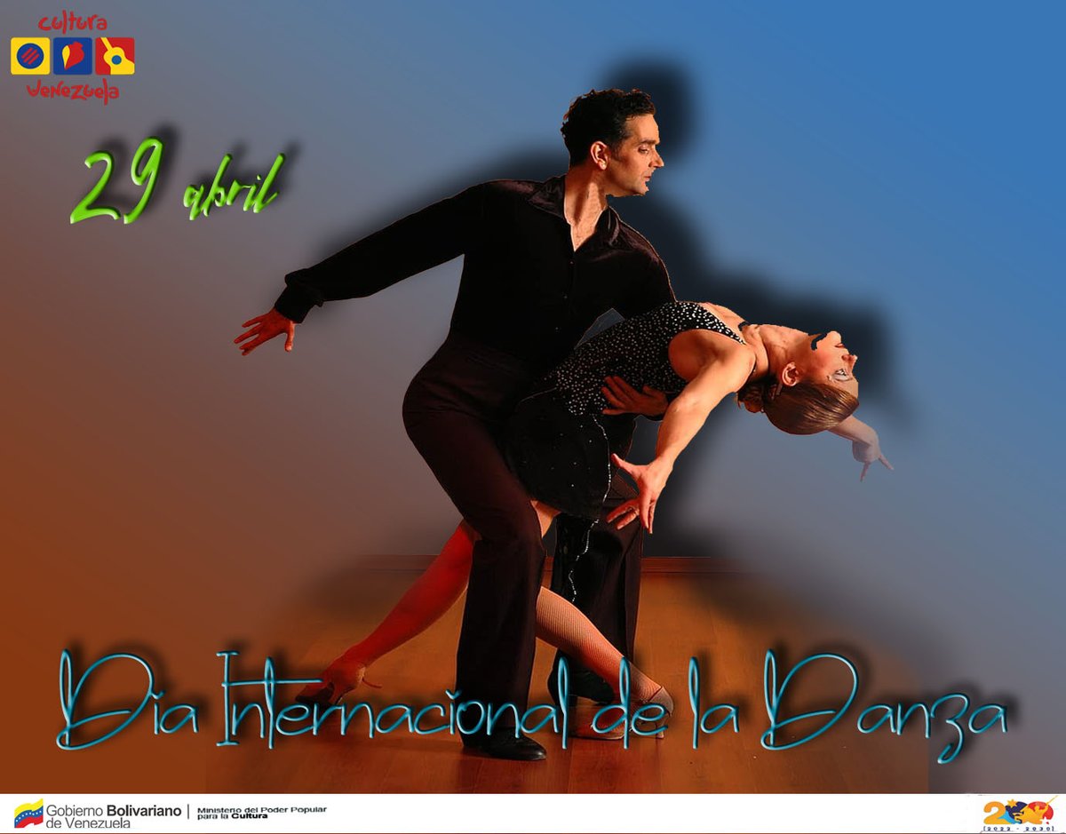 #VenezuelaPaisDeEsfuerzoPropio  #LoAfirmativoVenezolano En el año 1982 la @UNESCO_es proclamó cada 29 de abril como Día Internacional de la Danza a fin de homenajear el natalicio de Jean-Georges Noverre, creador del ballet moderno, propuesta del Comité Internacional de Danza,