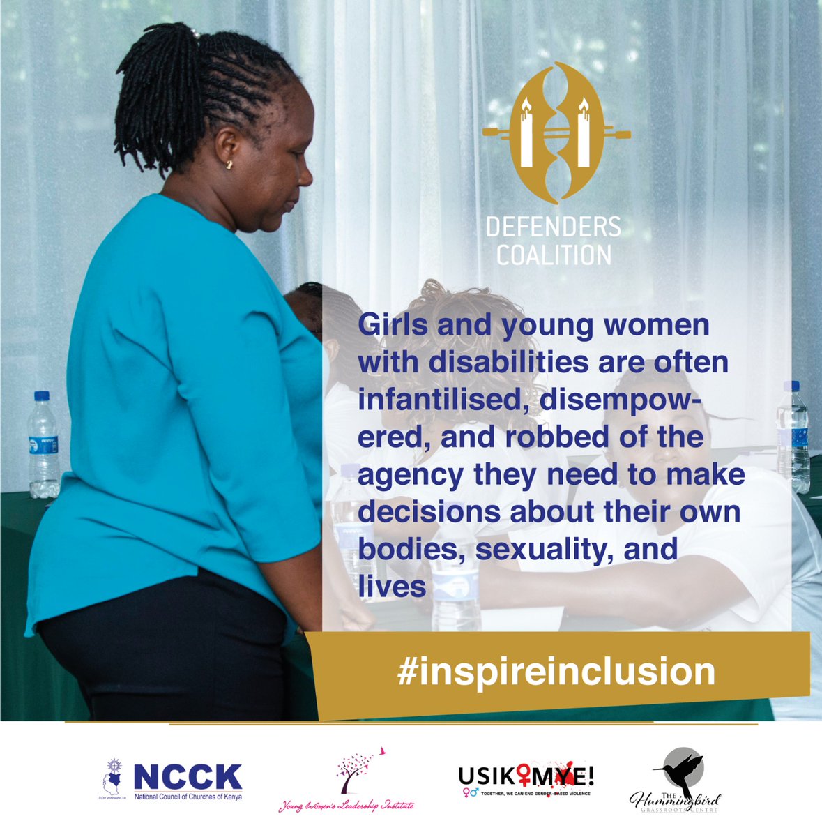 By amplifying the voices of girls and young women with disabilities, we can foster a more inclusive and equitable society for all.
#inspireinclusion