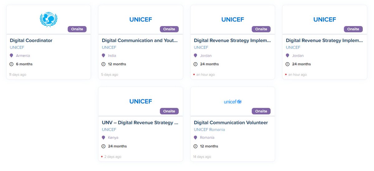 Special announcement for nationals of Armenia 🇦🇲, India 🇮🇳, Jordan 🇯🇴, Kenya 🇰🇪and Romania 🇷🇴: use your digital skills for good - become UN Volunteers in your local UNICEF office 🇺🇳 and make a real impact on children's lives app.unv.org/?country=AFG%2…
