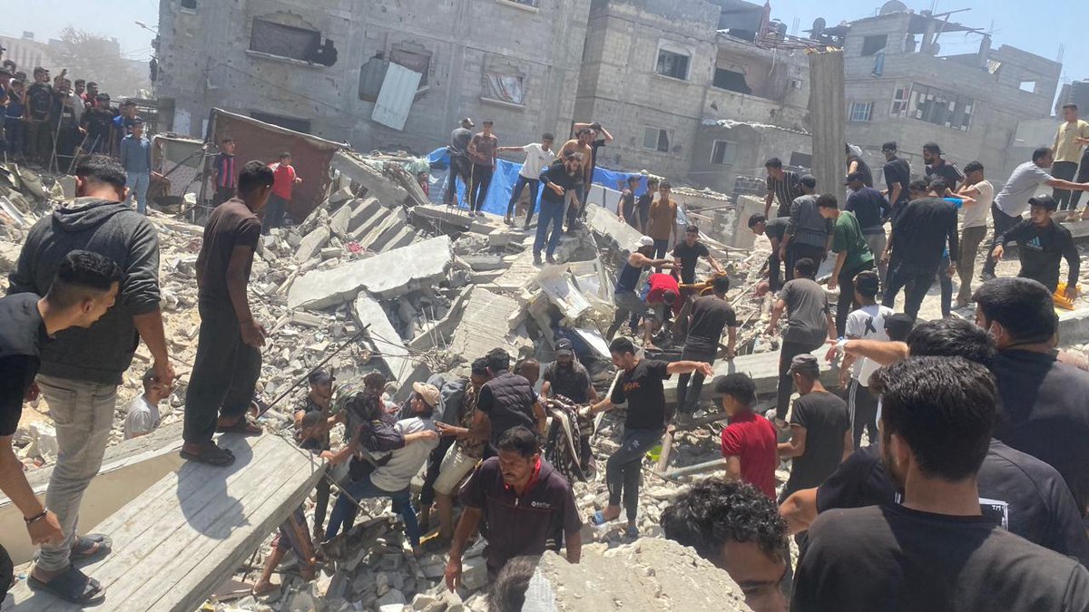 Four Palestinians killed, including three women, in Israeli air raid on southern Gaza city of Rafah english.wafa.ps/Pages/Details/…