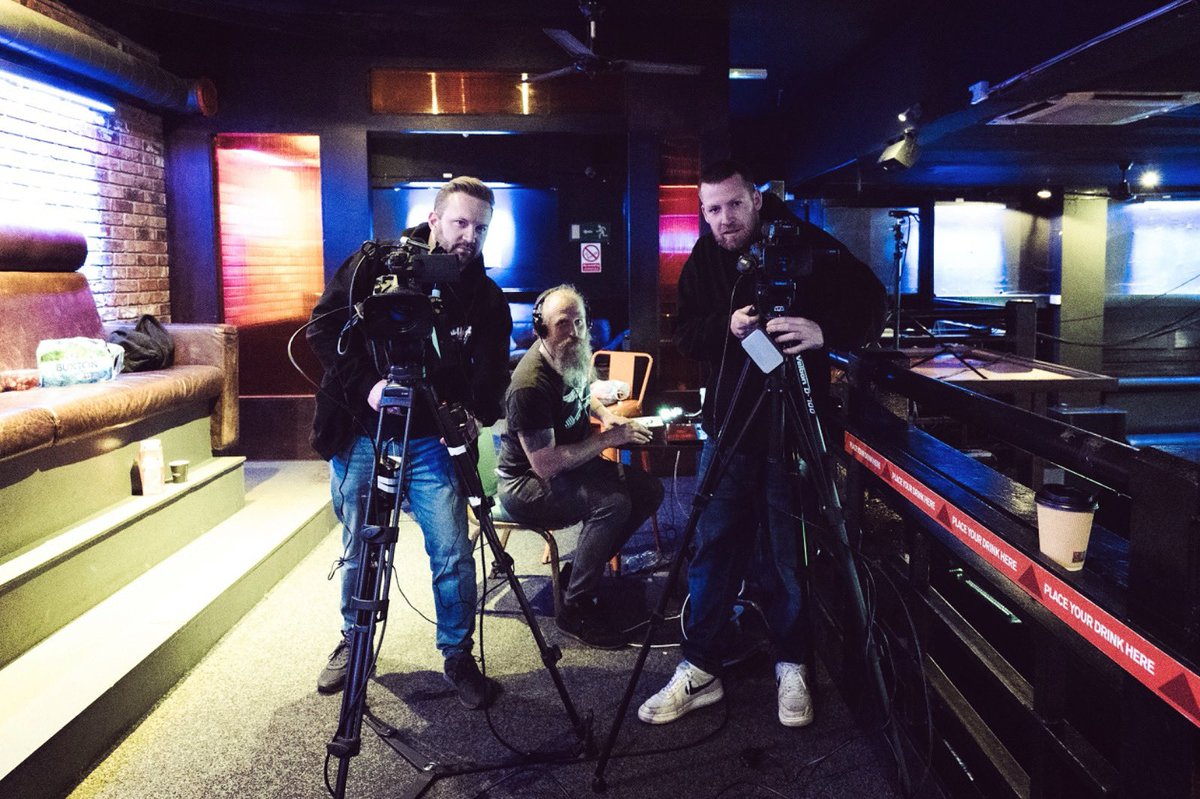 The team filming the ‘Five City Tour’ aka ‘Hip Hop at 50’, a UK wide celebration of Hip Hop culture, were you there? #ukhh #hiphop #tour