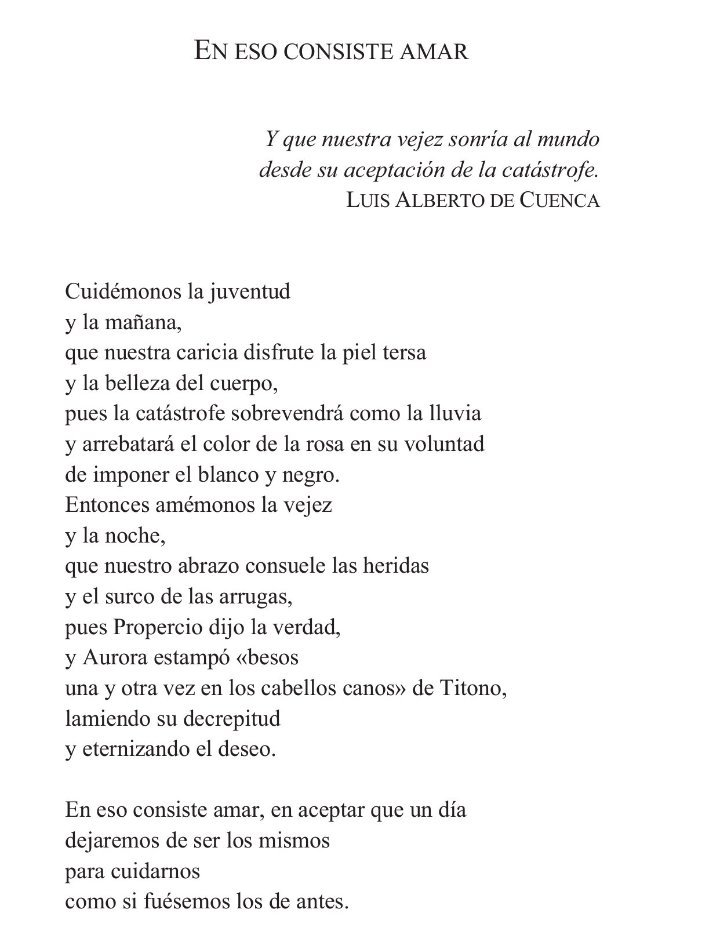 «En eso consiste amar», de Ismael López. Vía @Ismaellg90