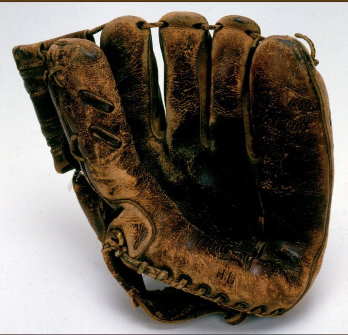 This is the Glove Willie Mays used to make the “catch” in the World Series.