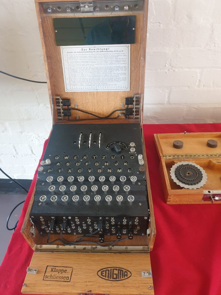 PATKingsSchool's tweet image. Bletchley Park 📸 #DDay #codebreaking #EnigmaMachine