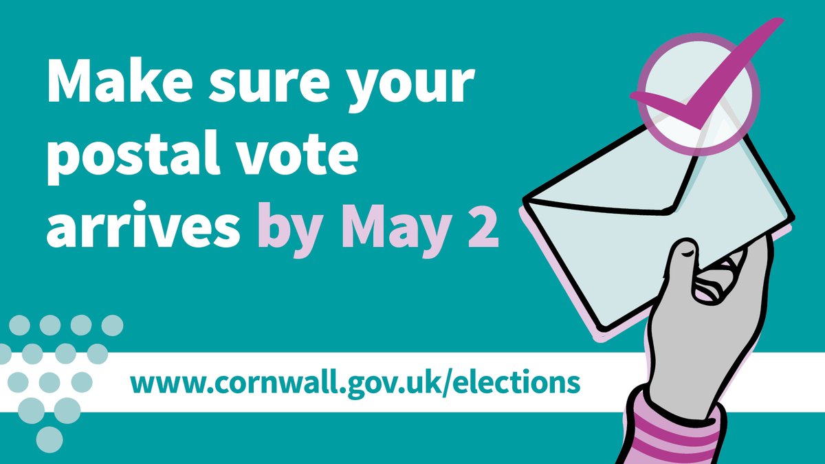 🗳️ Voting by post in the Police and Crime Commissioner election? Make sure you return your postal vote before May 2 and don’t forget to complete the postal voting statement. Your vote can’t be counted without it.