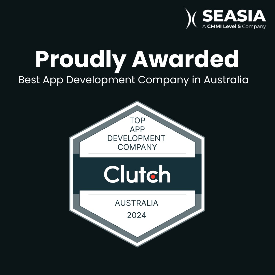 We're honored to be named the top mobile app development company in Australia by Clutch, backed by 975+ reviews! 🏆 Thanks for your support! Check us out: shorturl.at/bHNY2

#mobileapp #tech #appdev #mobiletech #seasiainfotech
