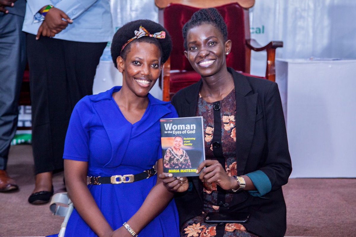 Start your week in knowledge. As we continue to nurture a robust reading culture @NewInitiative1, I recommend 'Woman in the eyes of God' by our own Senior Dr @miriamatembe . A must read for all young women. #LeadersAreReaders