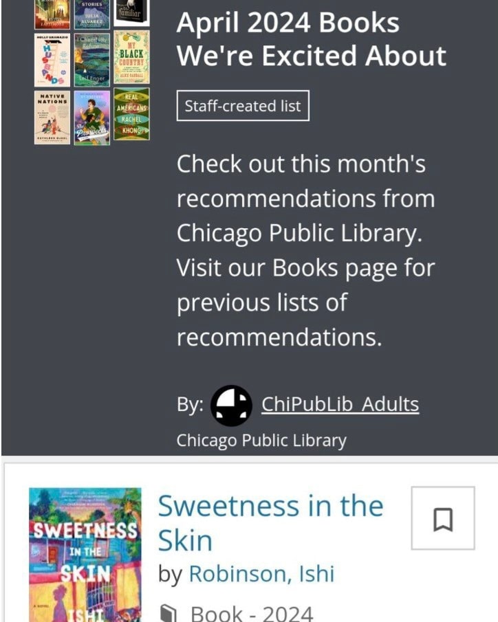 When the @chicagopubliclibrary is excited about your book 😳🫠😍🥰