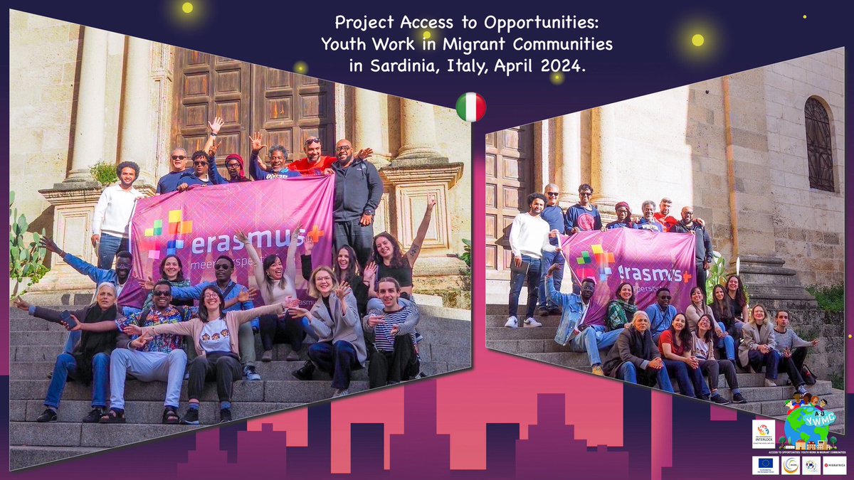 InterlockFound1's tweet image. 🔉INTERLOCK NEWS: #ProjectA2O part 3 in 🇮🇹#Sassari #Italy April-‘24. Read about our study visit: stichtinginterlock.nl/Nieuws ⬅️ With project leader 🇳🇱 @InterlockFound1 &amp;amp; partners 🇵🇹 #ECOS, 🇮🇹 @Aicem_italia &amp;amp; 🇩🇪 @migrafrica . 🇪🇺 @ErasmusplusNL @EUErasmusPlus #migrantcommunities