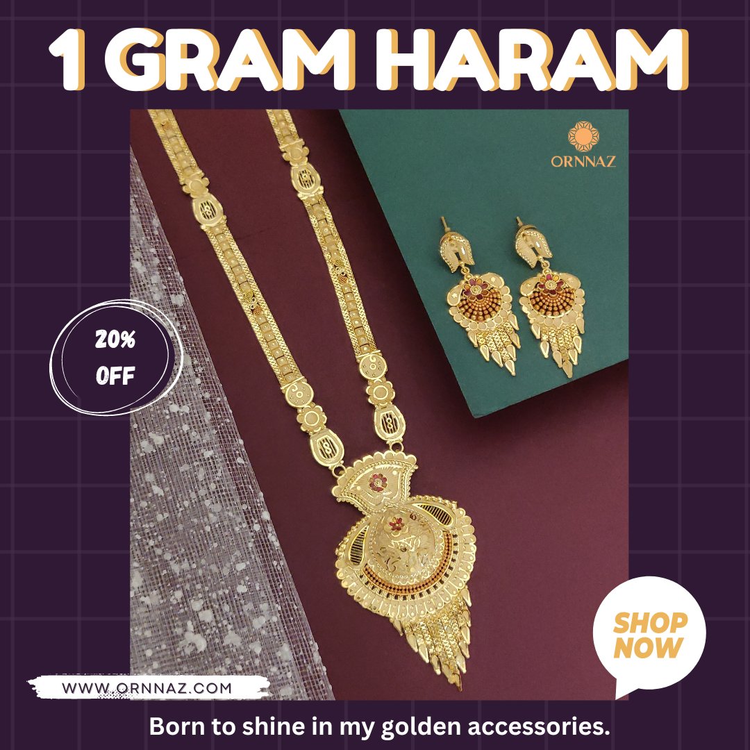 Shop Now New Designer #1gramgoldlongharam for Ladies Also Available COD and Get a 20% Discount at #ornnaz

ornnazartificialjewellery.com/one-1-gram-gol…

#OrnnazArtificialJewellery
#1gram
#1gramgoldharam
#1gramlongharamset
#goldlongharam
#1gramgoldjewellery
#1gramgoldnecklace
#1gramgoldforming