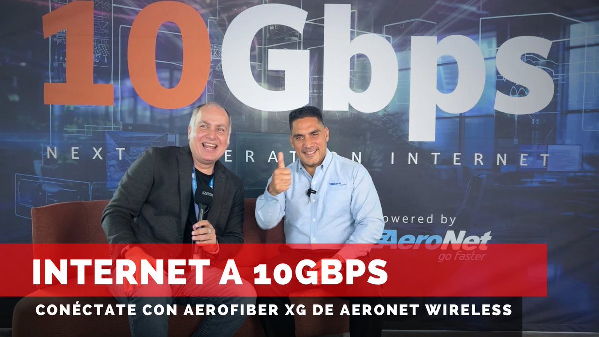 En esta conversación Gino Villarini, Fundador y CEO de @AeroNetPR Wireless Broadband, comparte las características que hacen del primer plan de conexión a Internet de alta velocidad 10Gbps, AeroFiber XG, un producto único en su clase.  Mira el vídeo👇🏻 youtu.be/I48QCVqclIo?si…