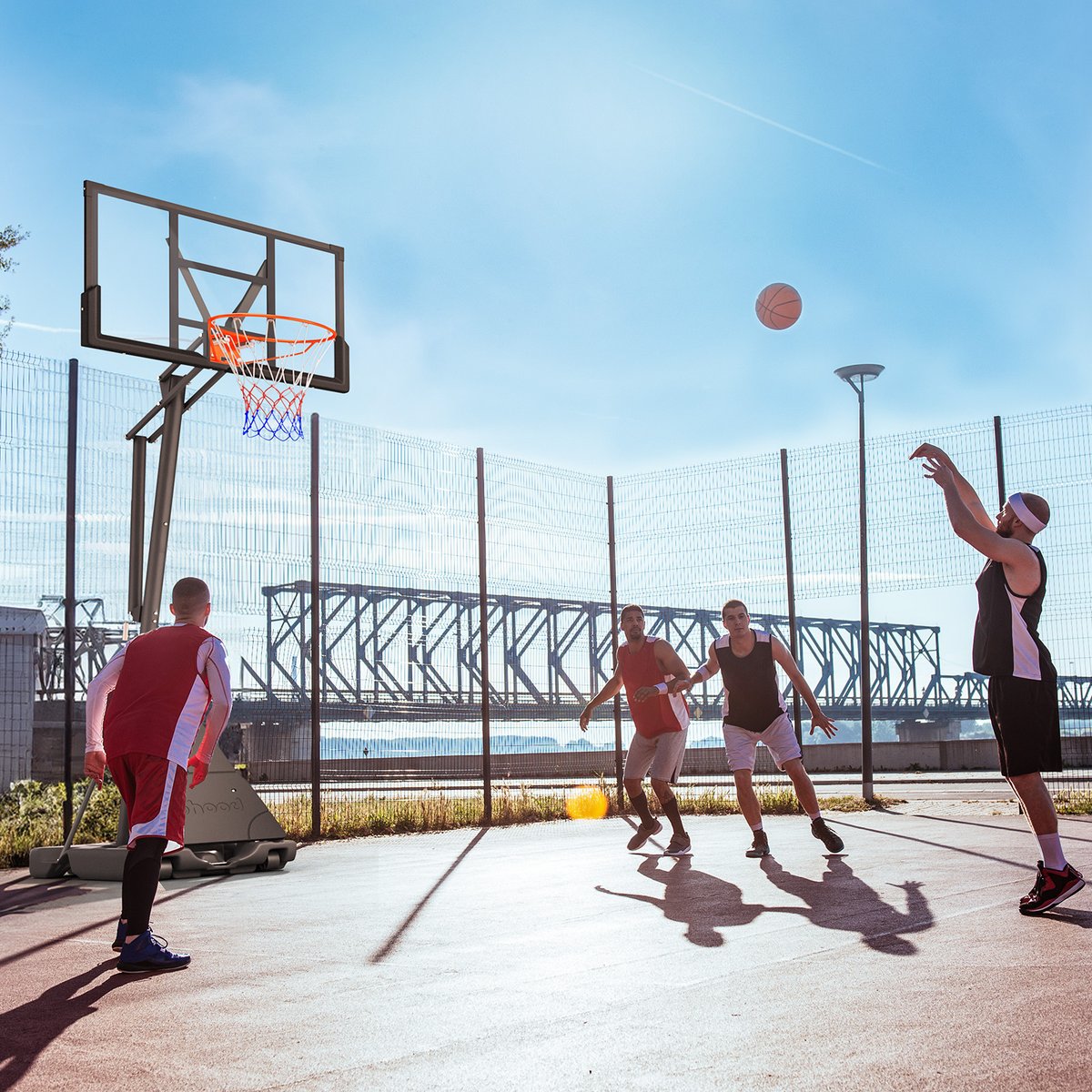 Let's hoop it up! Whether you're a seasoned pro or just starting out, there's always room on the court for one more player. 

 #healthylifestyle #basketballhoops #Outdoorplay #Yohood