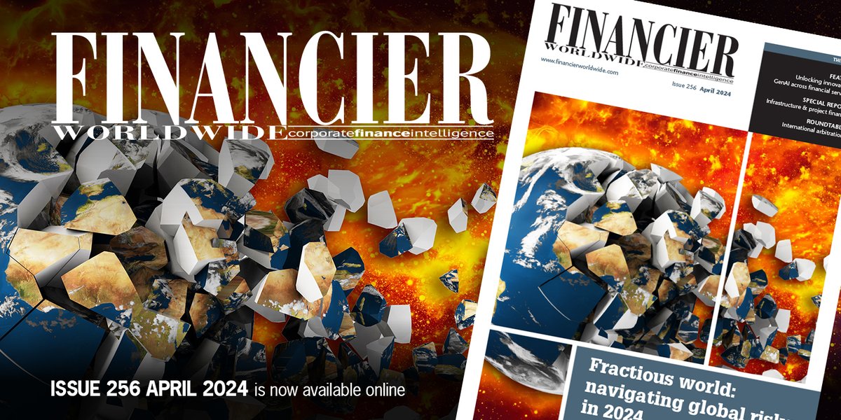 The new April 2024 issue of Financier Worldwide features a cover story on navigating global risks in 2024, a special report on #infrastructure & #projectfinance, and a roundtable on international #arbitration. Find out more here: tinyurl.com/2s3bnjfz