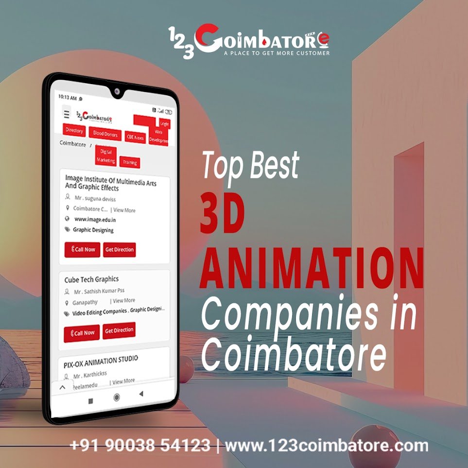 Discover imagination's depth with stunning 3D✨

Top Best 3D Animation Companies in Coimbatore. Visit:👇
123coimbatore.com/3d-animation-c…

#3dmagic #animationartistry #CreativeWonders  #animator #animationart #animations #123coimbatore #artwork #visualeffects #animationvideos