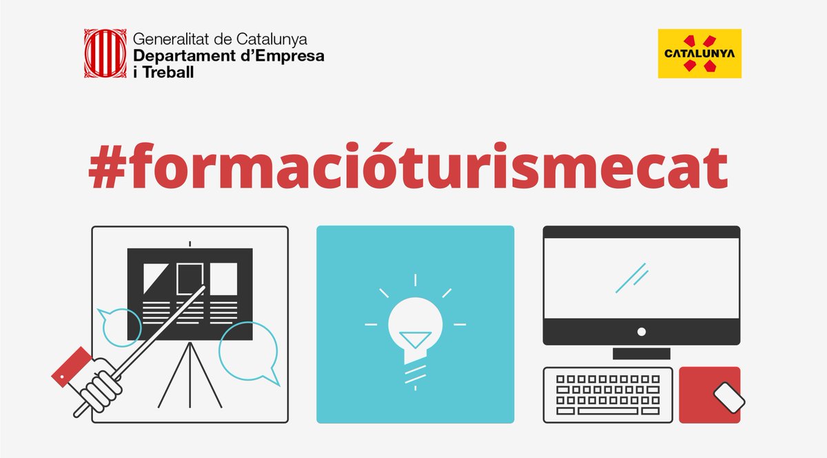 🏛️Col·labora, innova i posa a prova la teva creativitat per dissenyar propostes en #turismecultural 💡Coneix metodologies i eines per potenciar la teva imaginació 🗣️Taller presencial amb @TeiaGuix 🗓️28 i 30/05 ℹ️Inscriu-t'hi formacioturismecat.catalunya.com #formacióturismecat