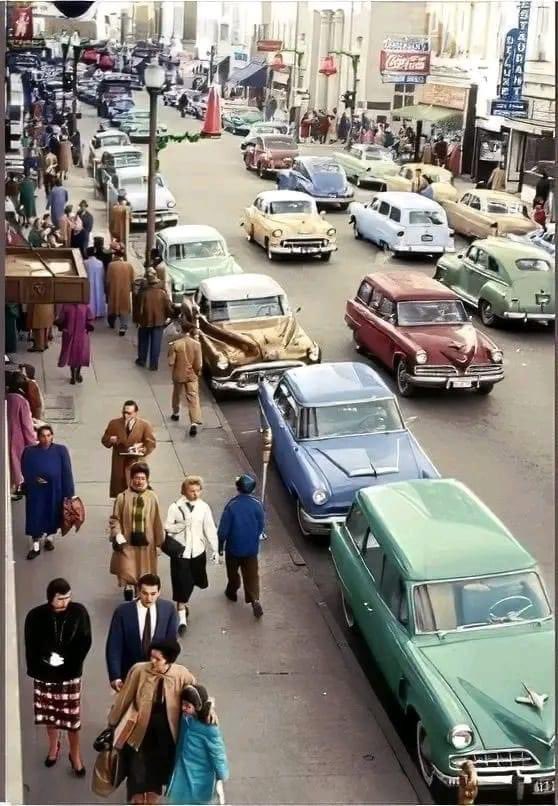 Look how nicely people dressed in the good ol days .