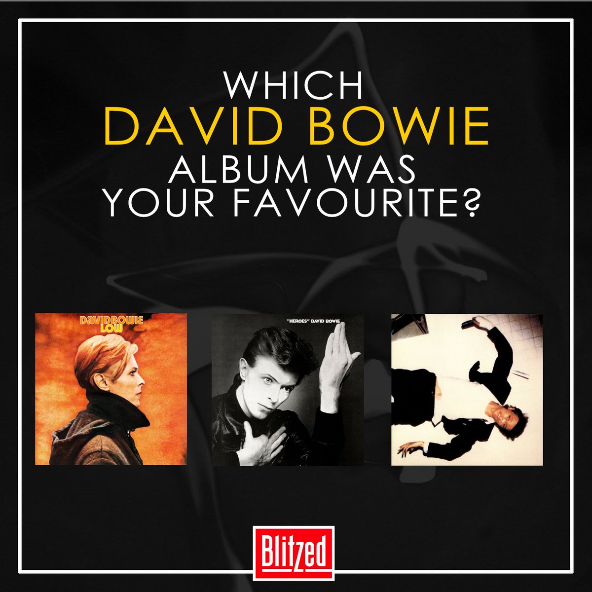 Known as 'The Berlin Trilogy', three key albums in the career of David Bowie emerged during the 1970s: 'Low' (1977), 'Heroes' (1977) and 'Lodger' (1979). But which of the three albums stands out for you as a personal favourite?