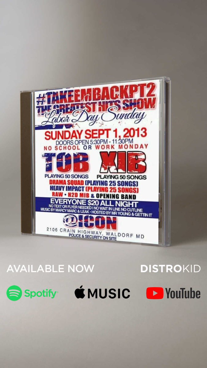 Hard2DefineBand's tweet photo. H2D (9-1-13) At The Icon 

(12-26-13 At The Icon

 (9-6-15) At The Scene 

Available On Apple Music #LLBG https://t.co/StAwSQej8X